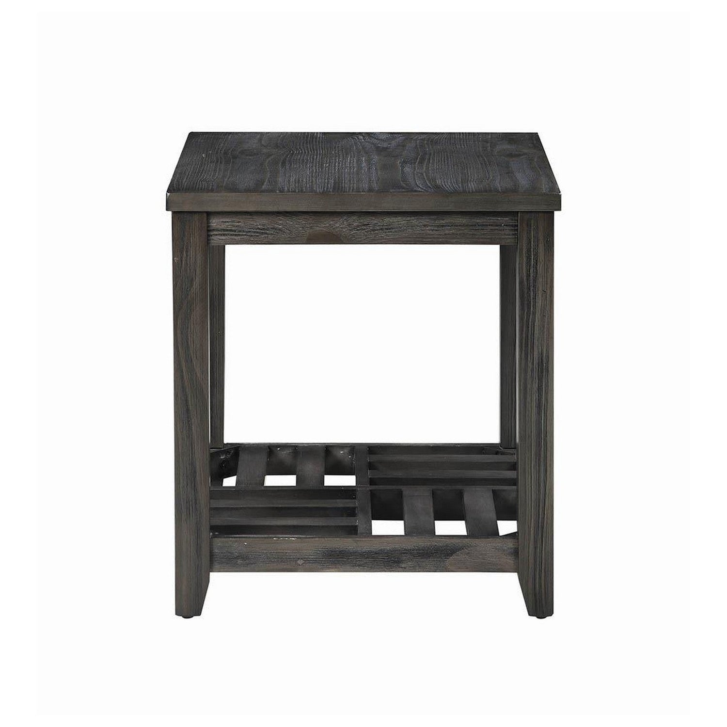 Cliffview 1-shelf Rectangular End Table Grey 722287