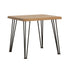 Zander End Table with Hairpin Leg Natural and Matte Black 723497