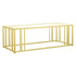 Adri Metal Frame Coffee Table Matte Brass 723608