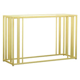 Adri Metal Frame Sofa Table Matte Brass 723609