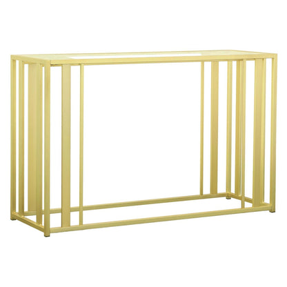 Adri Metal Frame Sofa Table Matte Brass 723609