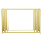 Adri Metal Frame Sofa Table Matte Brass 723609