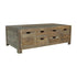 Esther 6-drawer Storage Coffee Table Natural Sheesham 723888