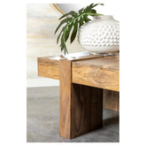 Skeet Wooden Square Coffee Table Natural Sheesham 724138