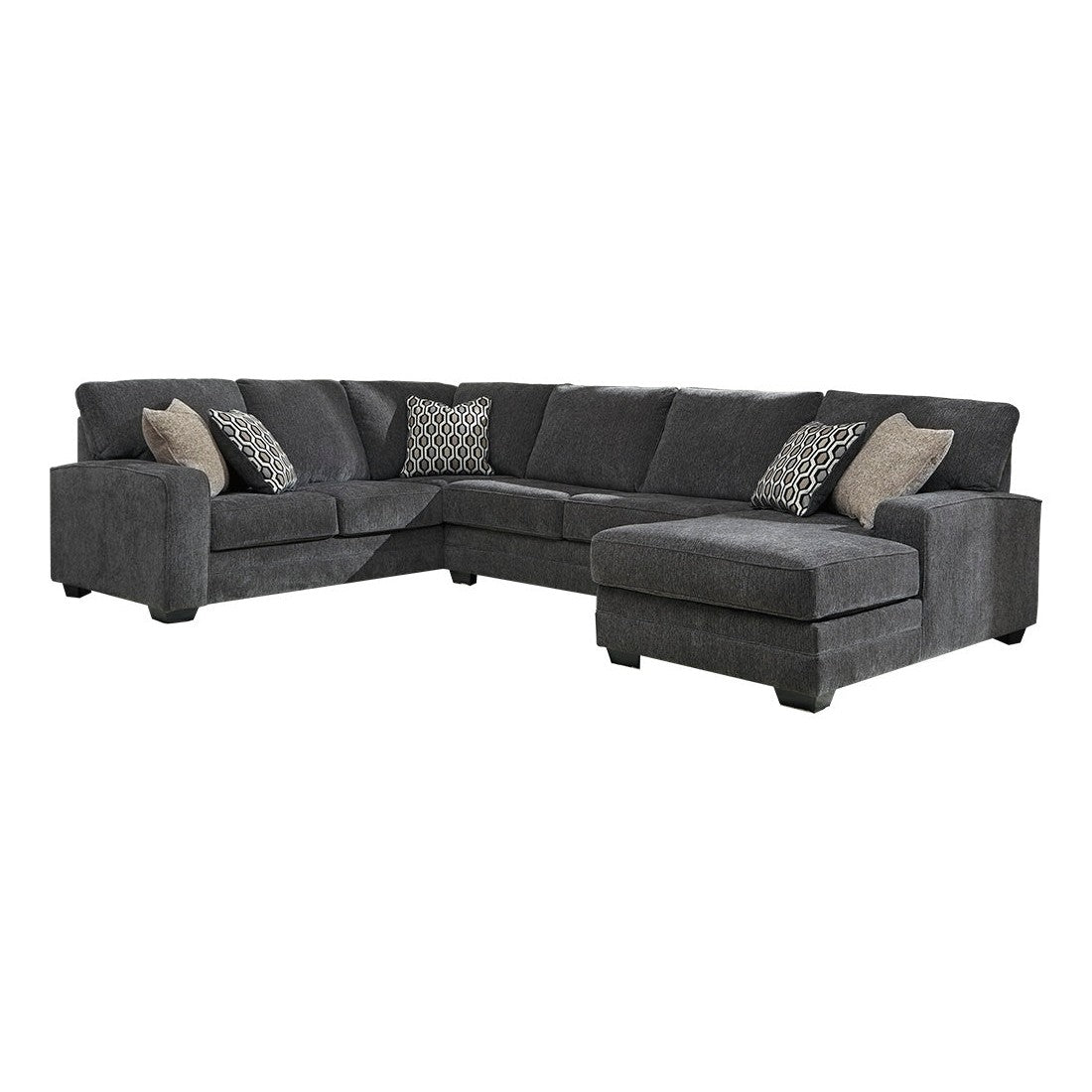 Tracling 3-Piece Sectional with Ottoman Ash-72600U1