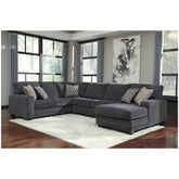 Tracling 3-Piece Sectional with Ottoman Ash-72600U1