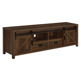 Madra Rectangular TV Console with 2 Sliding Doors 736273