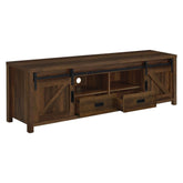 Madra Rectangular TV Console with 2 Sliding Doors 736273