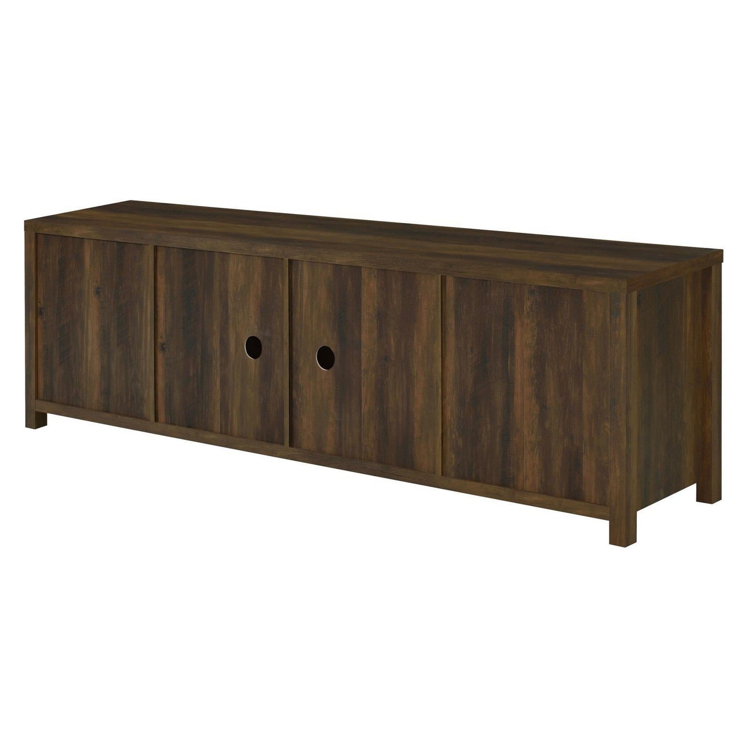 Madra Rectangular TV Console with 2 Sliding Doors 736273