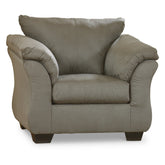 Darcy Chair and Ottoman Ash-75005U7