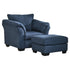 Darcy Chair and Ottoman Ash-75005U7