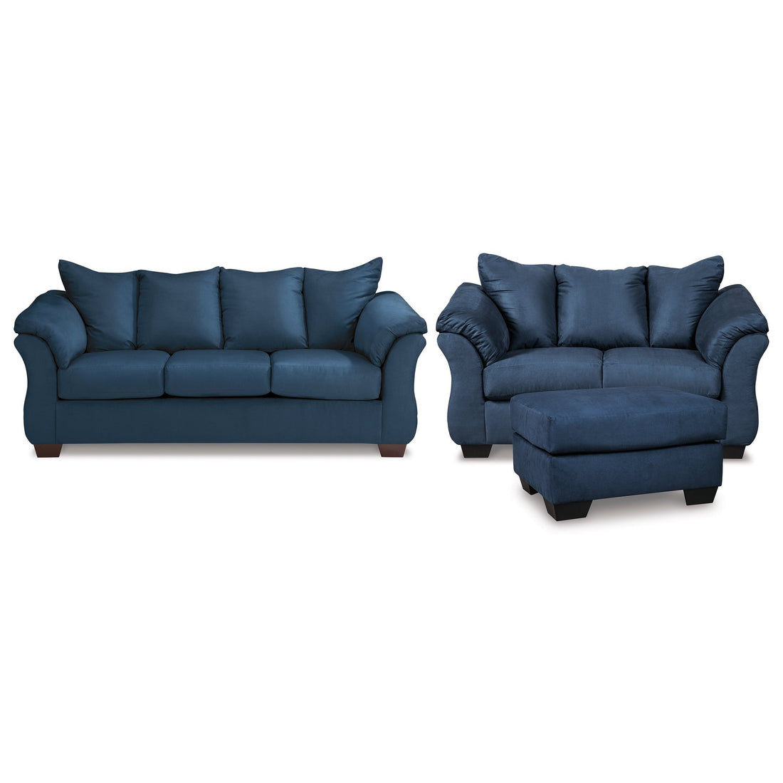 Darcy Sofa, Loveseat, and Ottoman Ash-75007U7