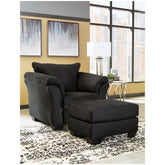 Darcy Chair and Ottoman Ash-75005U7