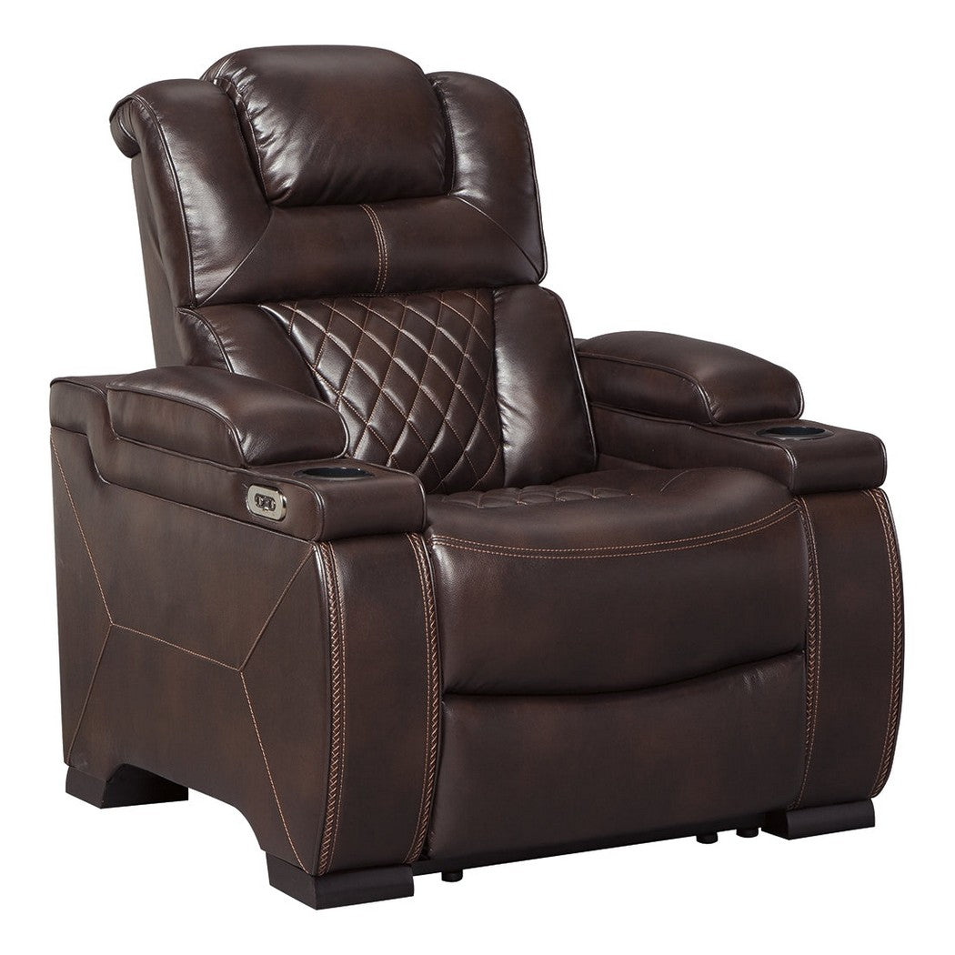 Warnerton Power Reclining Sofa and Loveseat with Power Recliner Ash-75407U3