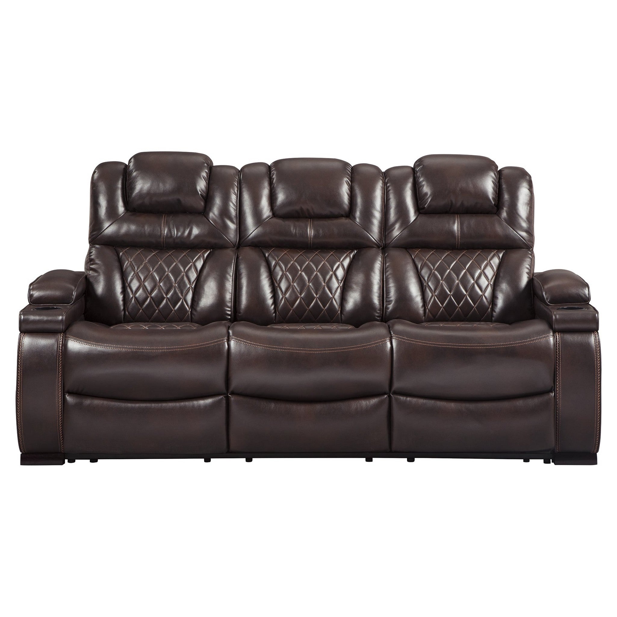 Warnerton Power Reclining Sofa and Loveseat Ash-75407U2