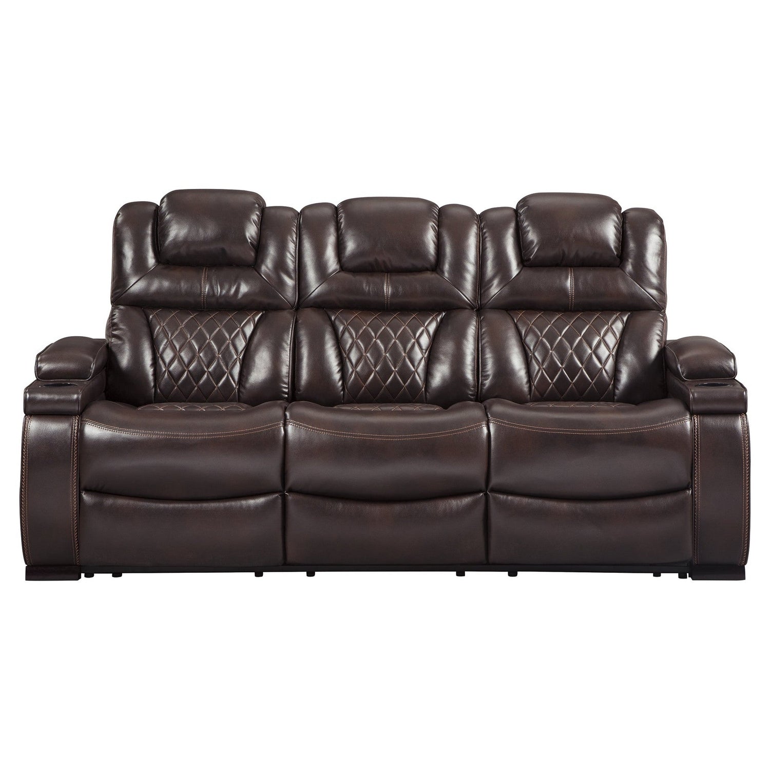 Warnerton Power Reclining Sofa and Loveseat with Power Recliner Ash-75407U3