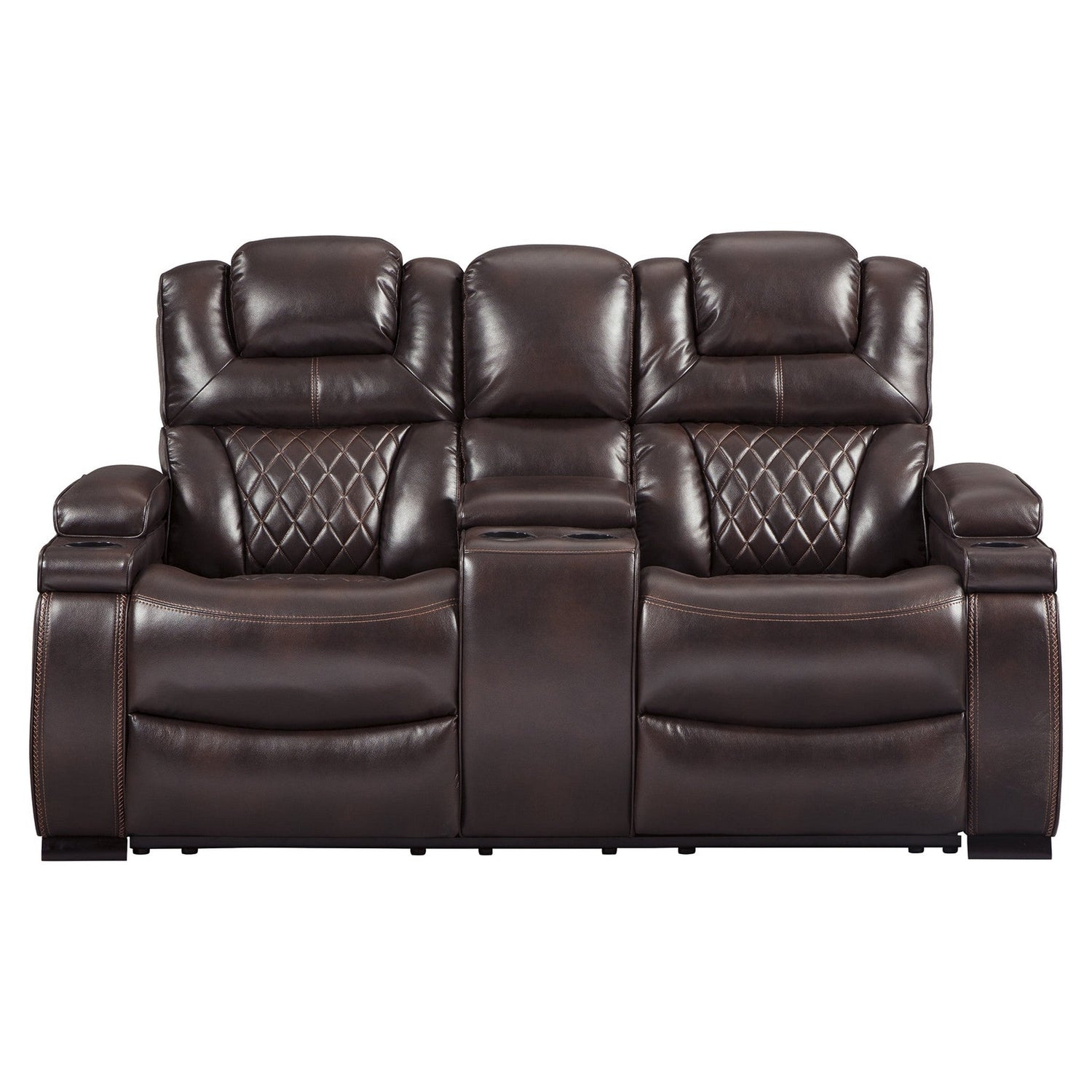 Warnerton Power Reclining Sofa and Loveseat Ash-75407U2