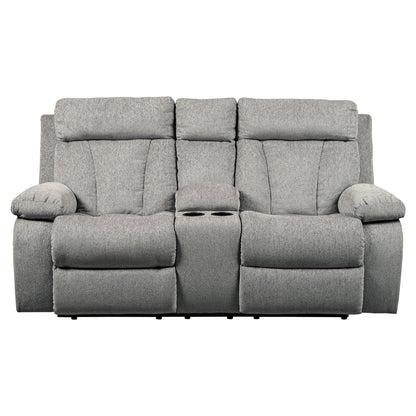 Mitchiner Reclining Sofa and Loveseat Ash-76204U1