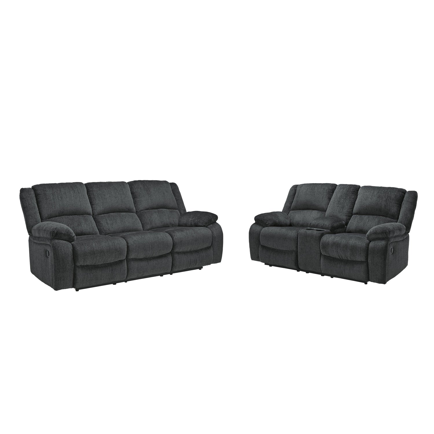 Draycoll Reclining Sofa and Loveseat Ash-76504U1