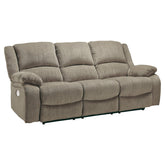 Draycoll Power Reclining Sofa and Loveseat Ash-76504U2