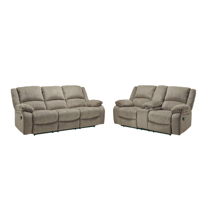 Draycoll Reclining Sofa and Loveseat Ash-76504U1