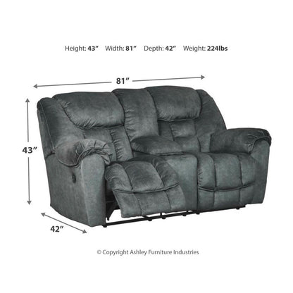 Capehorn Reclining Sofa and Loveseat Ash-76902U1