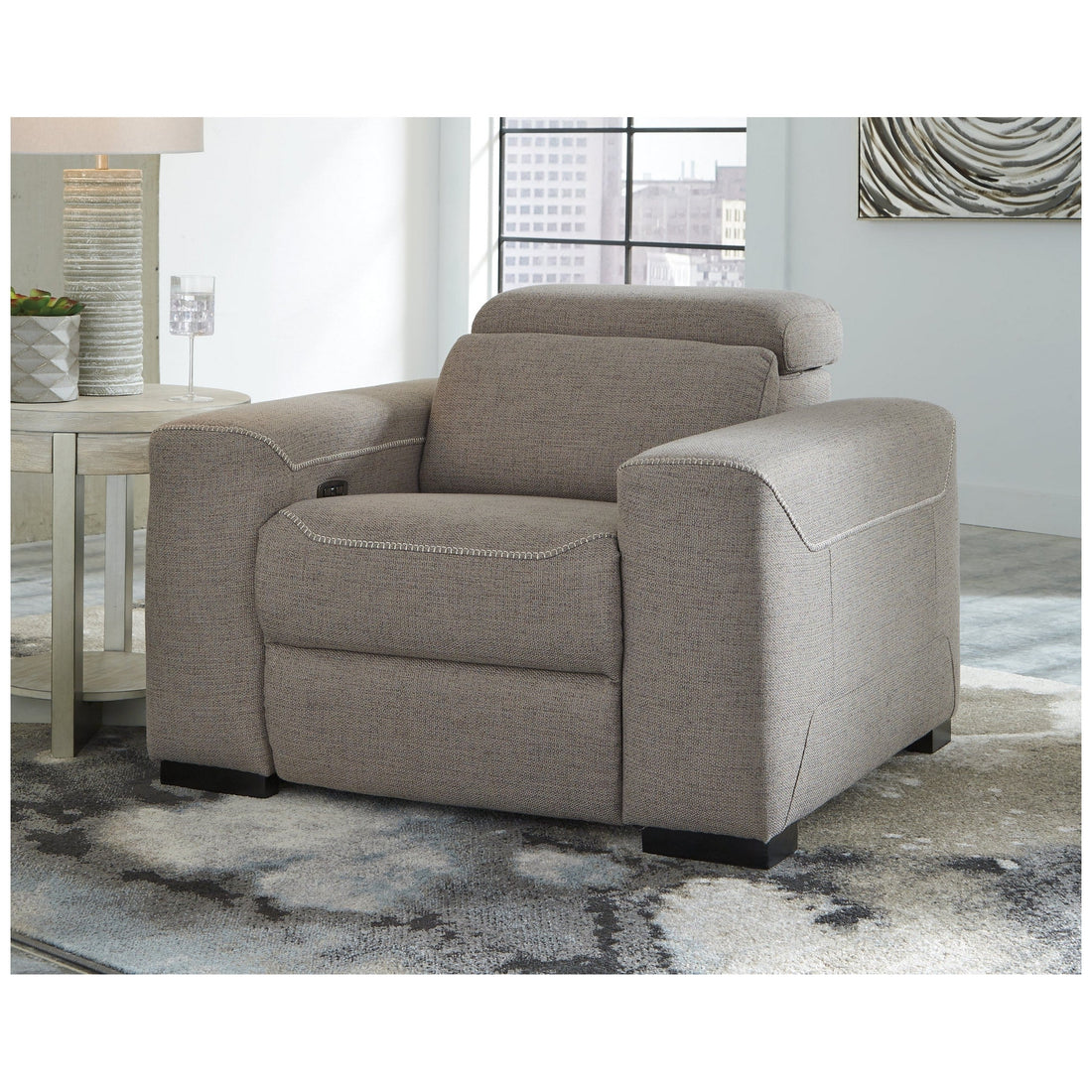 Mabton Power Recliner Ash-7700513