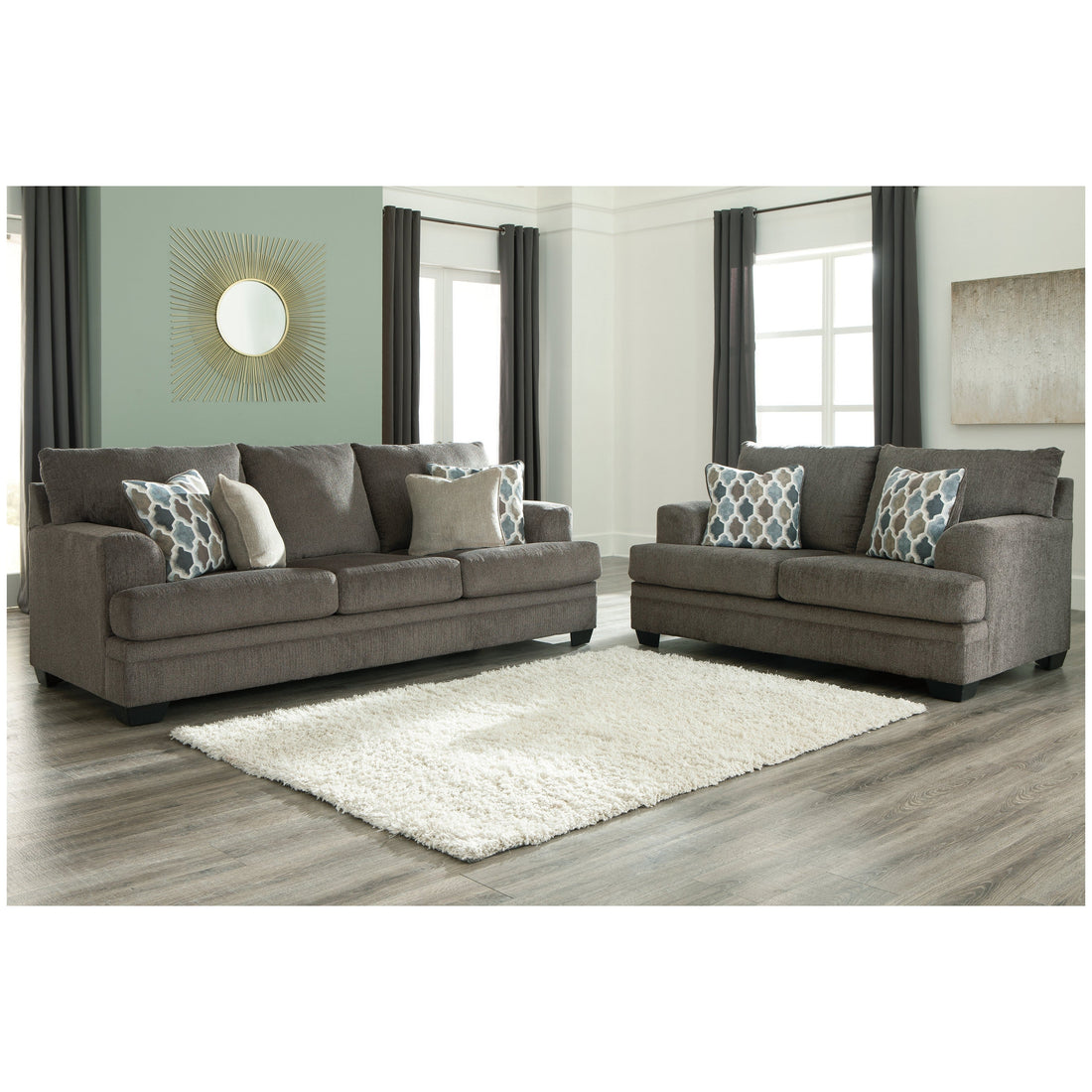 Dorsten Sofa Sleeper and Loveseat Ash-77204U4