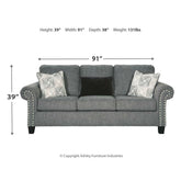 Agleno Sofa Ash-7870138