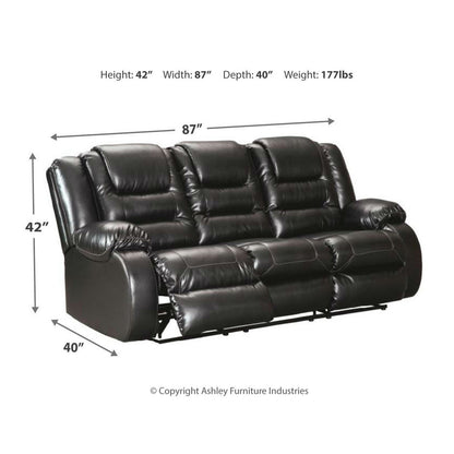 Vacherie Reclining Sofa and Loveseat Ash-79308U1