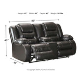 Vacherie Reclining Sofa and Loveseat Ash-79308U1