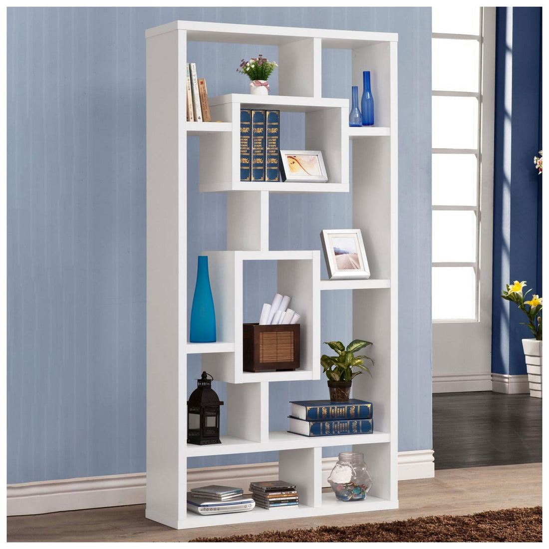 Howie 10-shelf Bookcase White 800157