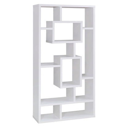 Howie 10-shelf Bookcase White 800157