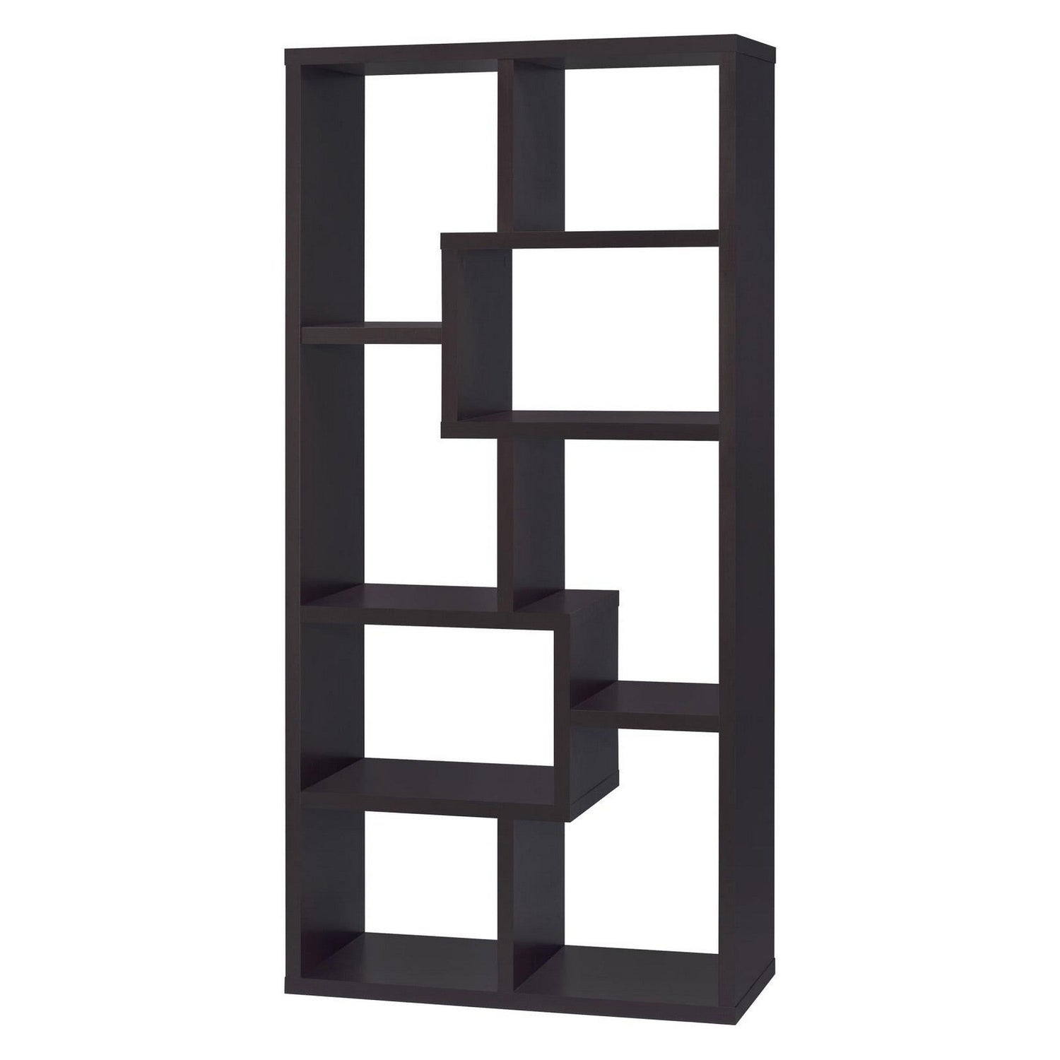 Theo 10-shelf Bookcase Cappuccino 800264