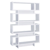 Reid 4-tier Open Back Bookcase White 800308