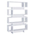 Reid 4-tier Open Back Bookcase White 800308