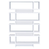 Reid 4-tier Open Back Bookcase White 800308