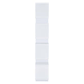 Reid 4-tier Open Back Bookcase White 800308