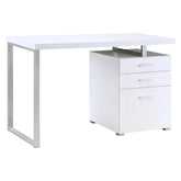 Brennan 3-drawer Office Desk White 800325