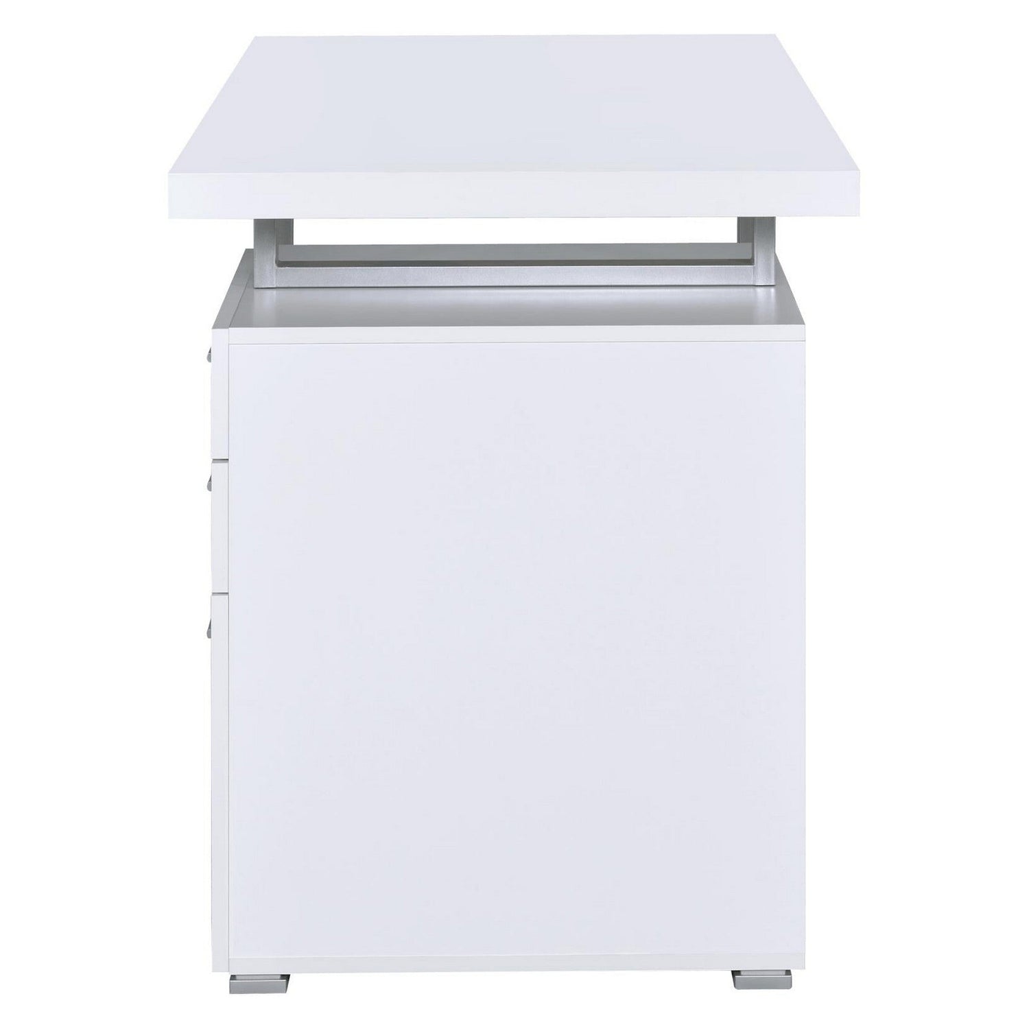 Brennan 3-drawer Office Desk White 800325