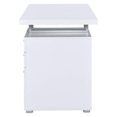 Brennan 3-drawer Office Desk White 800325