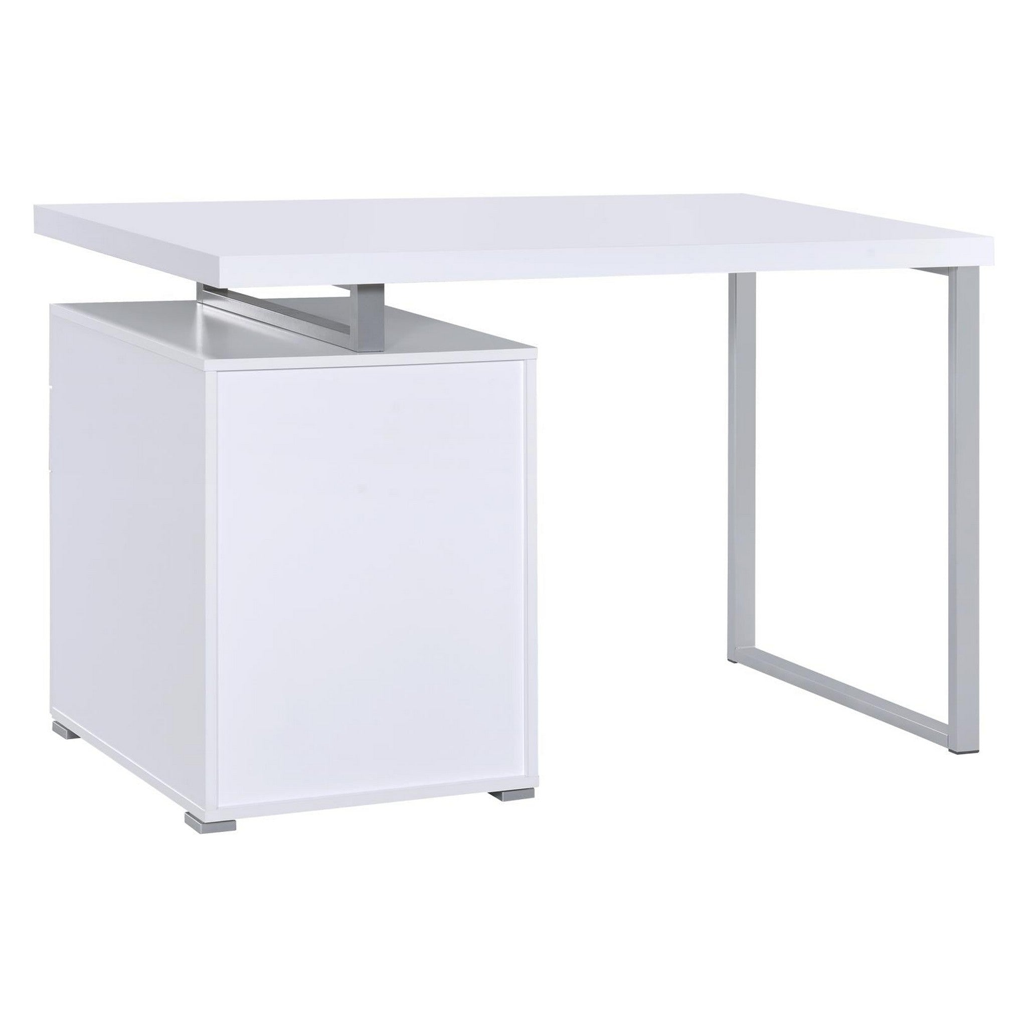 Brennan 3-drawer Office Desk White 800325