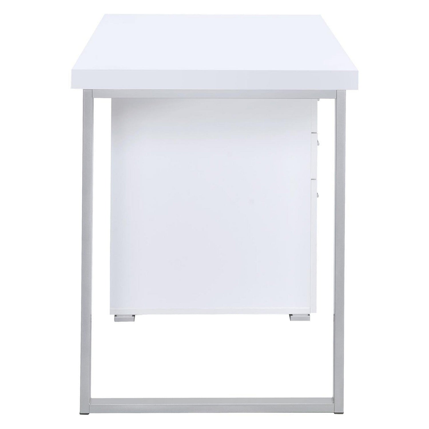 Brennan 3-drawer Office Desk White 800325