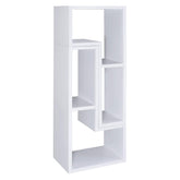 Velma Convertible TV Console and Bookcase White 800330