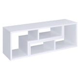 Velma Convertible TV Console and Bookcase White 800330