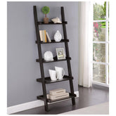 Colella 5-shelf Ladder Bookcase Cappuccino 800338