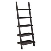 Colella 5-shelf Ladder Bookcase Cappuccino 800338