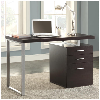 Brennan 3-drawer Office Desk Cappuccino 800519