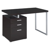 Brennan 3-drawer Office Desk Cappuccino 800519