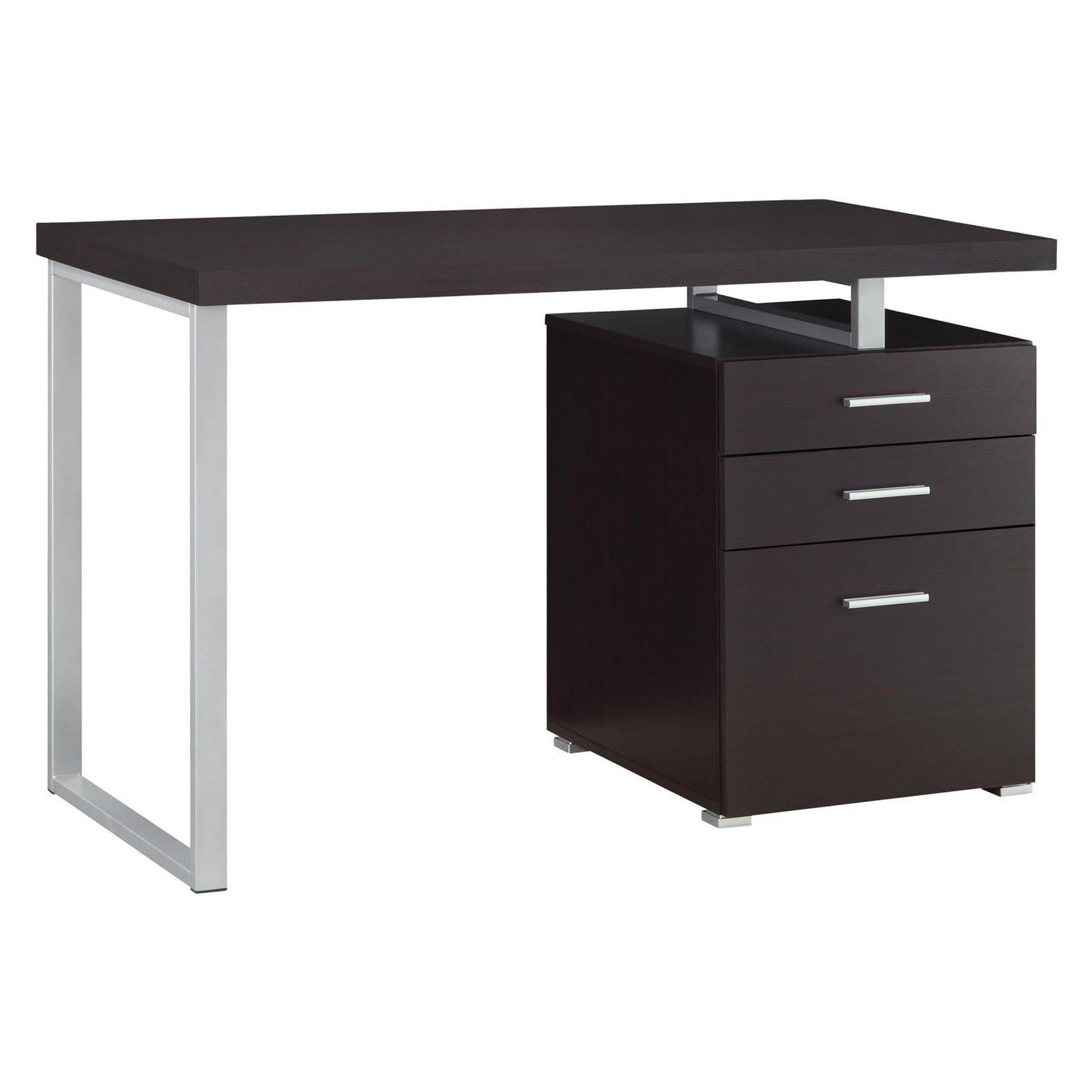 Brennan 3-drawer Office Desk Cappuccino 800519